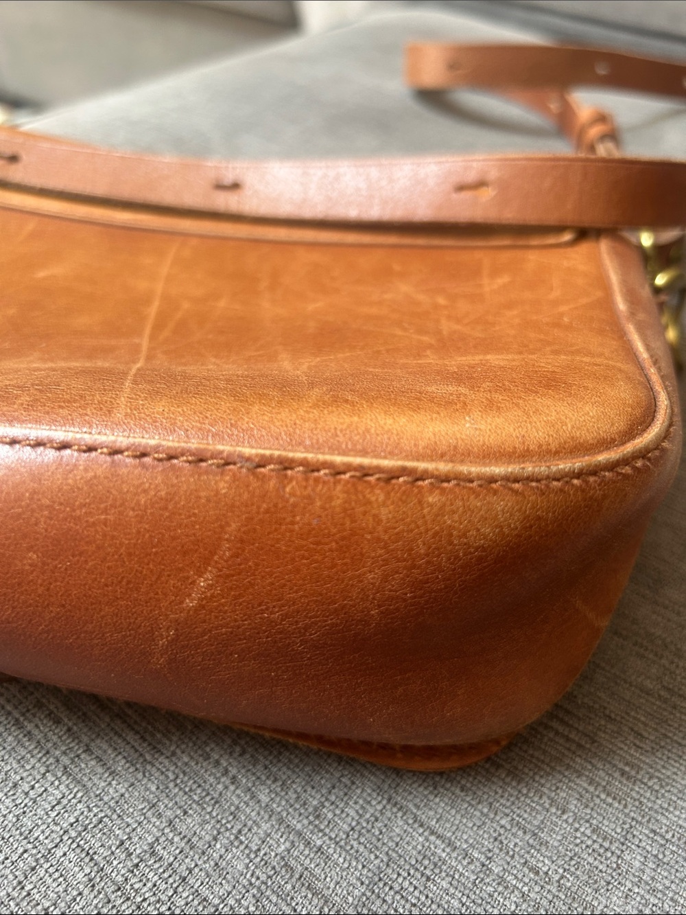 $15 in a bundle Madewell Transport Flap Bag English Saddle leather - Picture 14 of 14